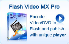 Encode Video/DVD to Flash and publish with unique player