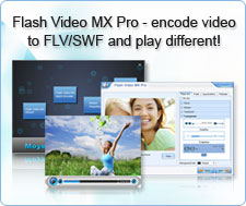 Flash Video MX Pro - encode video to FLV/SWF and play different!